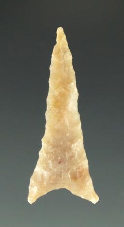 Ex. Museum! 1 1/16" Starr point found in Texas from the Charlie Shewey collection.