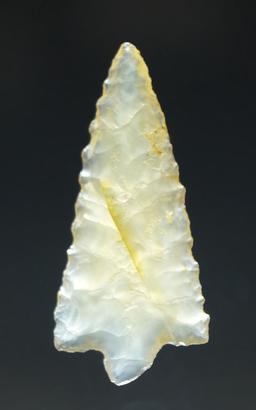 1 5/16" Wallula made from nicely patinated clear/yellow tint agate that is highly translucent.