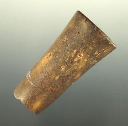 2 1/16" Stone Pipe with some rim damage around base  found near the Salinas River, California