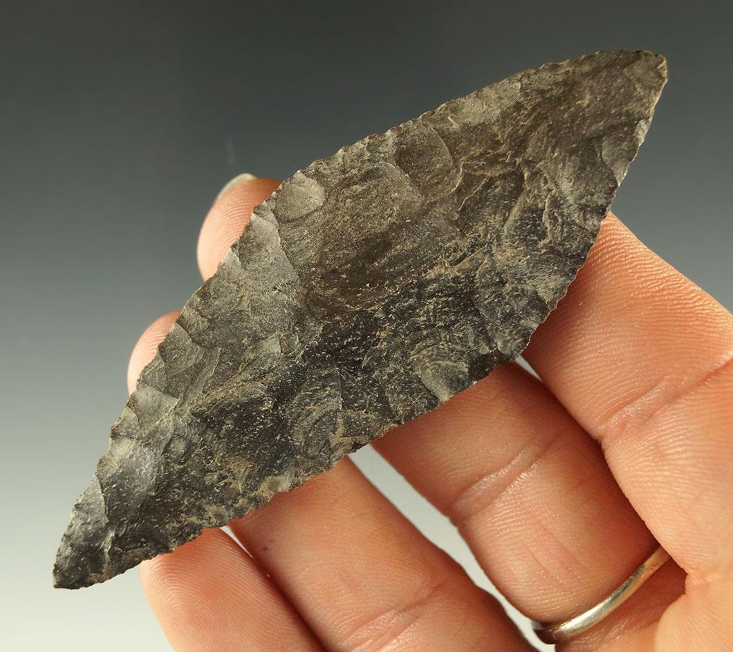 3 3/16" Harahey Knife found in Kansas.