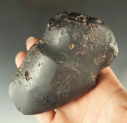 3 3/4" fully grooved Hematite Axe found in Pike Co., Illinois.