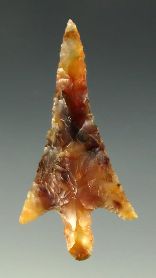 Pictured! 1 3/8" Rabbit Island made from attractive agate found near the Columbia River.  COA.