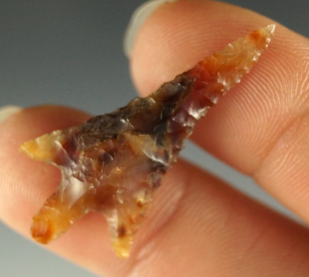 Pictured! 1 3/8" Rabbit Island made from attractive agate found near the Columbia River.  COA.