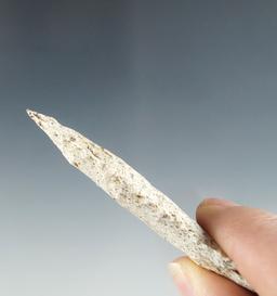 Excellent serrated edges on this 2 11/16" Knife found in Illinois.