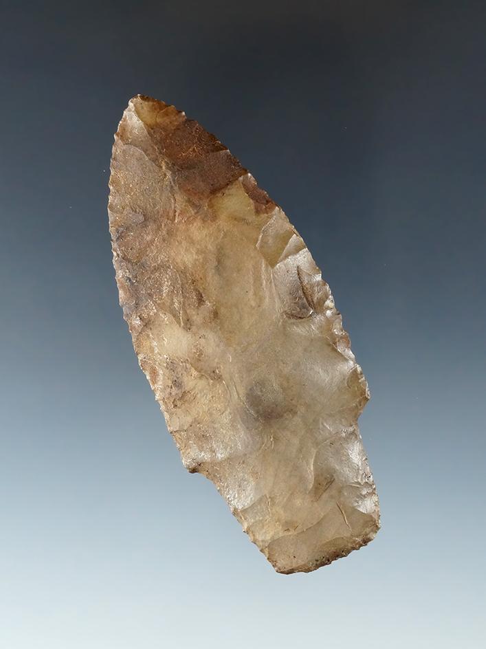 3 7/16" Adena found at Glover's Cave, Christian Co., Kentucky. Ex. Raymond Vietzen. Rogers COA.