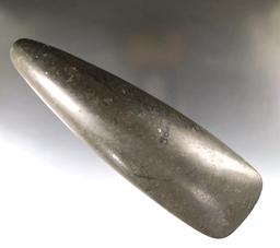 8 3/4" Long Tapered Poll Taino Culture Celt that is made from very highly polished hardstone.