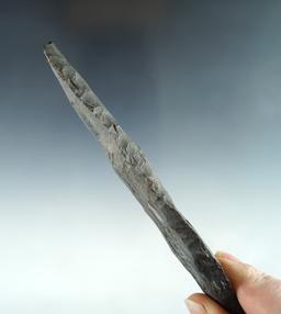 5 1/4" Harahey four beveled Knife found in southeastern Oklahoma. Comes with a Rogers COA.