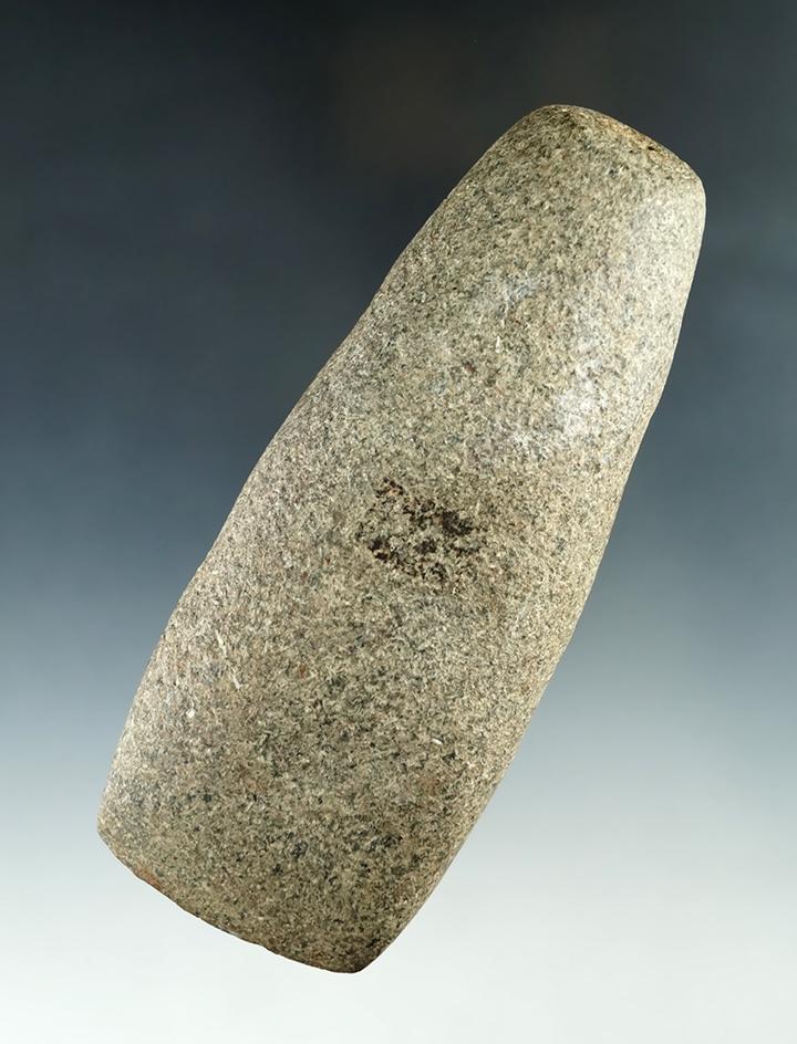 5 5/16" nicely made Hardstone Celt in excellent condition found in Ashland Co., Ohio.