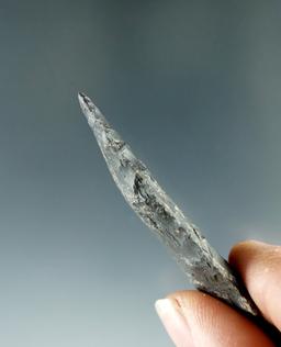 2 3/8" well flaked Sidenotch point made from Coshocton Flint with minor restoration to tip.