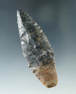 Beautifully patinated 3 9/16" Early Adena from the O'Neill collection found in Huron Co., Ohio.
