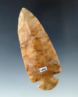 3 9/16" Dovetail made from attractive Flint Rdige Flint -Montgomery Co., Ohio. Ex. Helman.