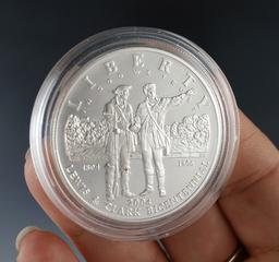 2004-P Proof Lewis and Clark Commemorative Silver Dollar in Capsule