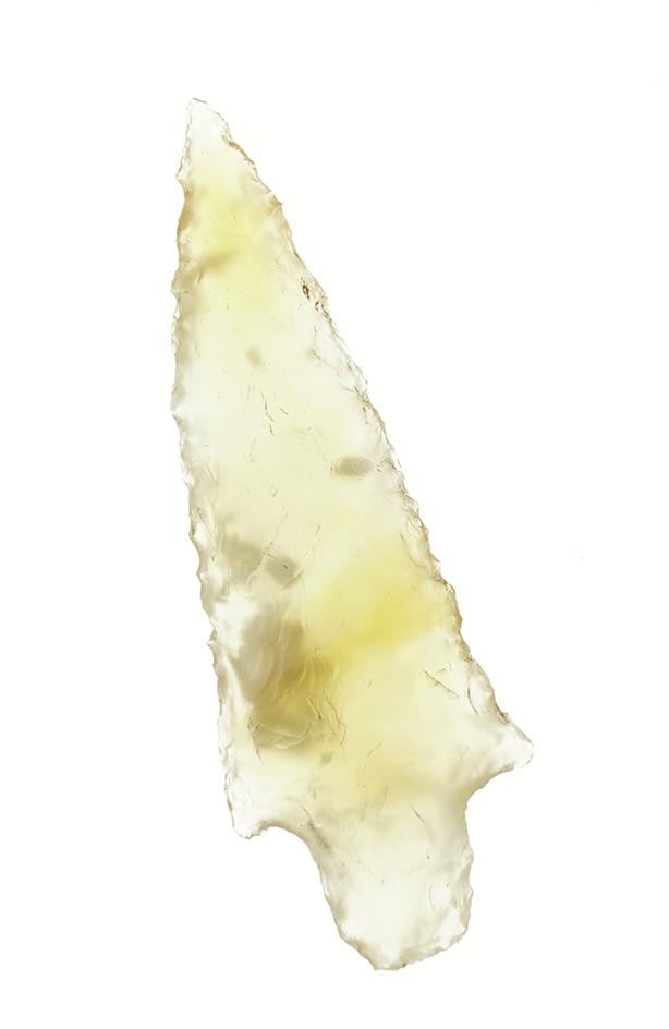 Truly exceptional 1 3/4" Rabbit Island - highly translucent clear and yellow agate, Washington.