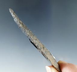 2 7/8" Heavily patinated Obsidian Wahmuza.