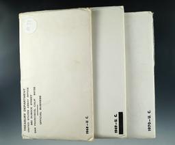 1968, 1969 and 1970 Mint Sets in Original Envelopes