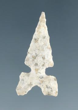 1" well flaked Sidenotch point found in the southwestern U. S.