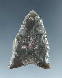 1 3/8" Paleo DartPoint found in southern Ohio made from high grade semi translucent Flint.