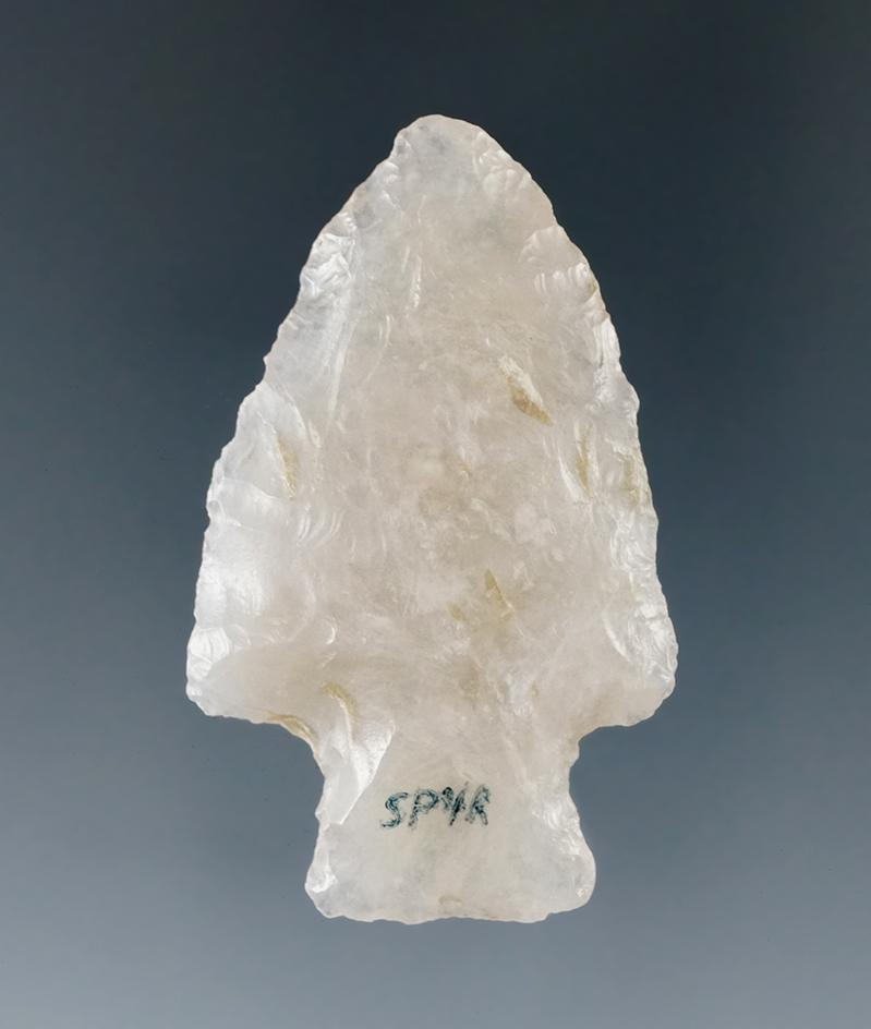 1 13/16" Gempoint made from beautiful high-gloss translucent chalcedony - High Plains region.