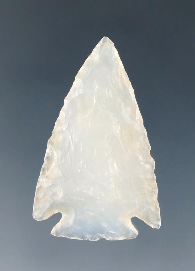 Nice! 1 7/16" Pelican Lake made from beautiful clear translucent agate - High Plains region.