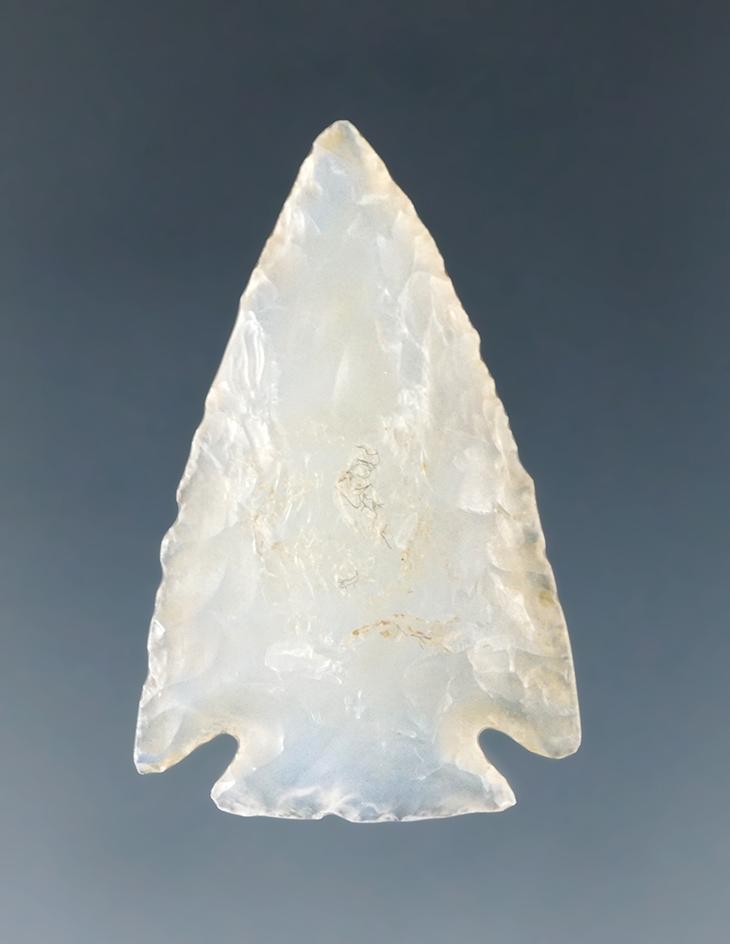 Nice! 1 7/16" Pelican Lake made from beautiful clear translucent agate - High Plains region.