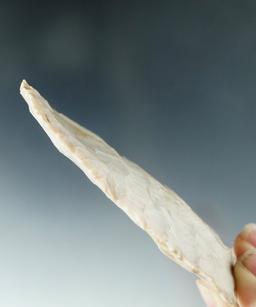 3 9/16" Sidenotch Knife made from Flint Ridge Flint found near Willard, Huron Co. Ohio.