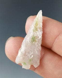 1 3/8" Translucent Chalcedony Gempoint found in Oregon. Ex. Gordon Erspamer, Geinger Collections.