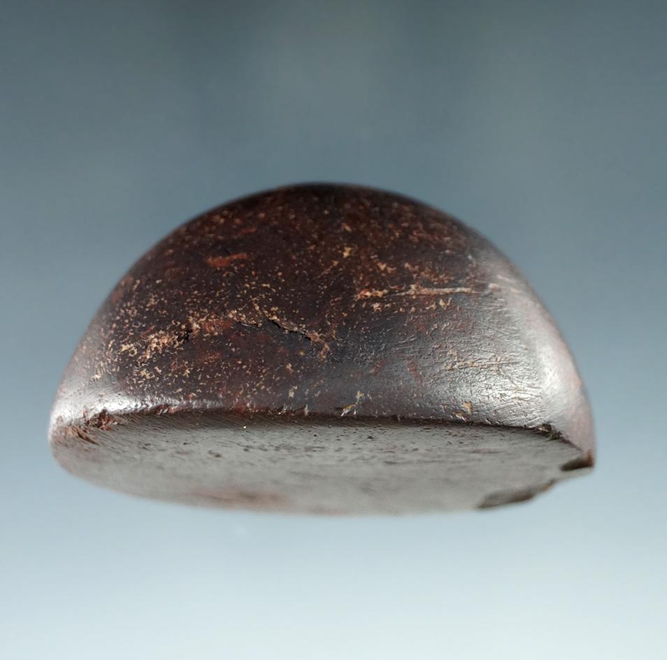 2" x 1 1/2" Highly polished Hematite Cone - Frankton, Madison Co., Indiana.