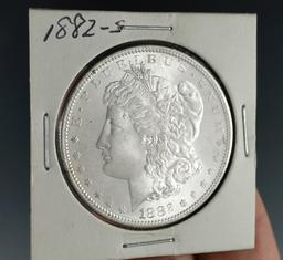 1882-S Morgan Silver Dollar BU
