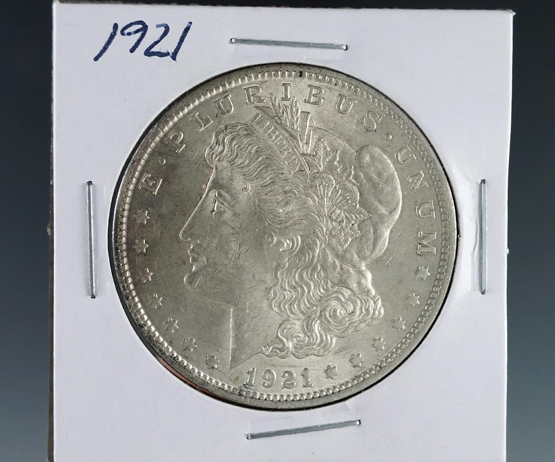 1921 Morgan Silver Dollar AU