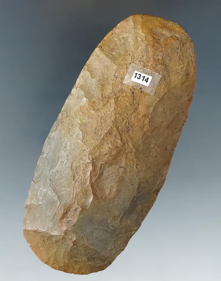 4 1/16" well styled Flint Celt found in Kentucky.