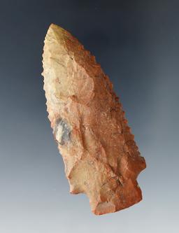 3 1/16" well patinated Kirk Serrated Knife found in Levy Co., Florida.