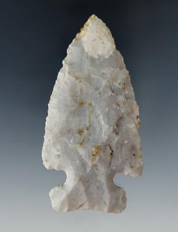 3 5/8" Flint Ridge Chalcedony Thebes - Paulding Co., Ohio. Ex. Van Steen, Schleich, Yerkes, Swanger.