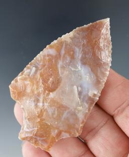 Early Archaic Stemmed made from beautiful material found in Alachua Co., Florida.