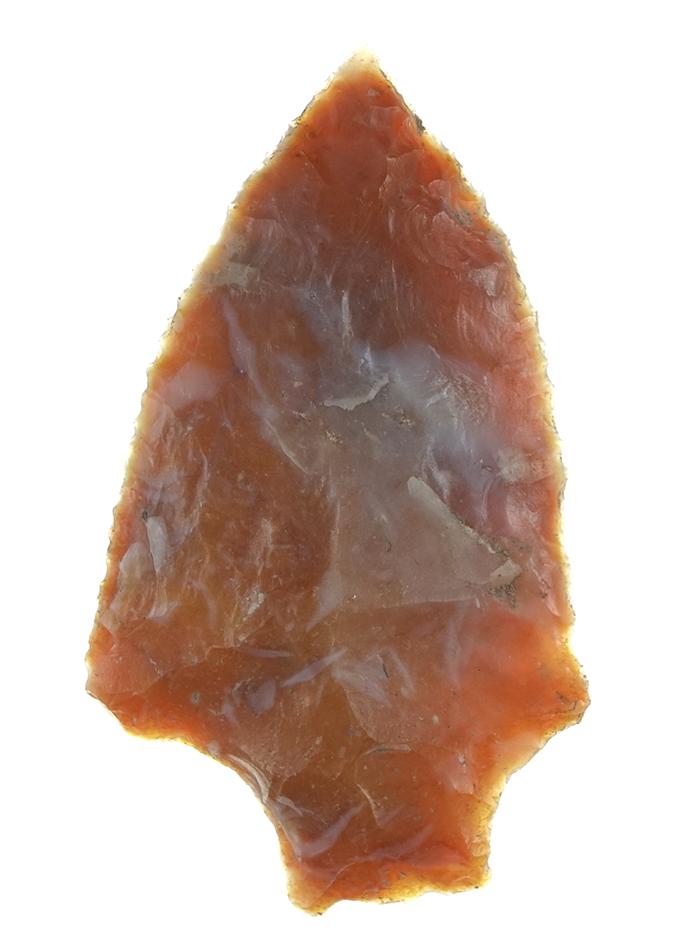Early Archaic Stemmed made from beautiful material found in Alachua Co., Florida.