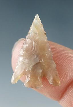 7/8" Rose Springs made from translucent milky Agate,  Columbia River, Klickitat Co., Washington.