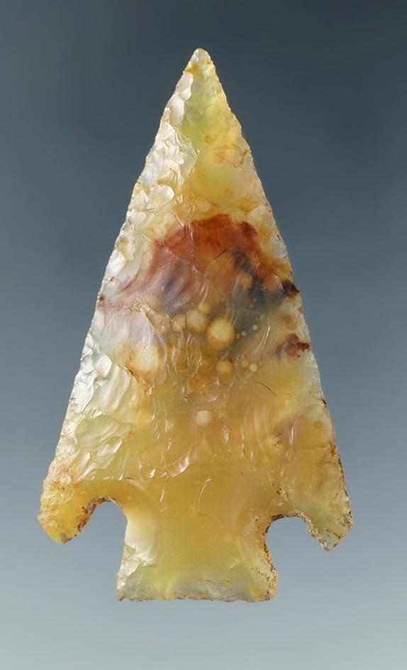 2 1/16" Cornernotch made from Agate, found near the Columbia River.