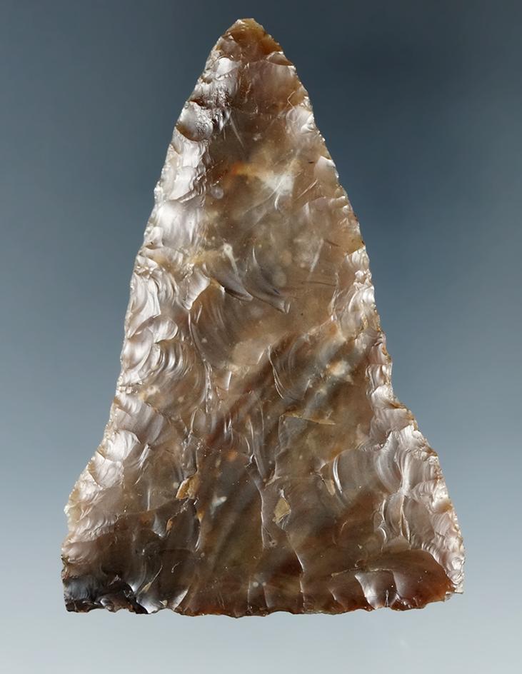 Nice! 2 3/4" Wide Plateau Pentagonel Knife made from Agate, near the Columbia River.