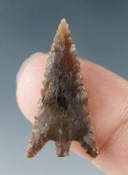 1" Gempoint made from brown Agate, found near the Columbia River.