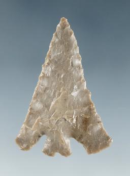 1 1/4" Columbia Plateau Split Stem made from gray Jasper, found near the Columbia River.