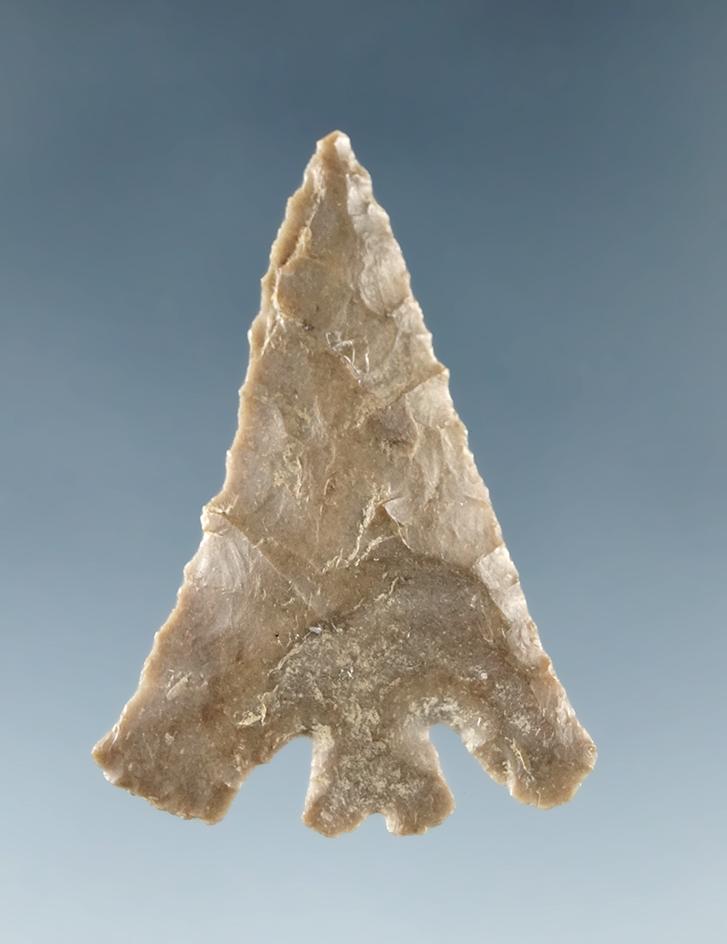 1 1/4" Columbia Plateau Split Stem made from gray Jasper, found near the Columbia River.