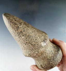 4 3/4" Full Groove Hardstone Axe found in Miami Co., Ohio.  Ex. Norm Kley.