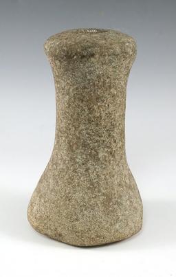 6" Hardstone Knobbed Top Bell Pestle found in Preble Co., Ohio.