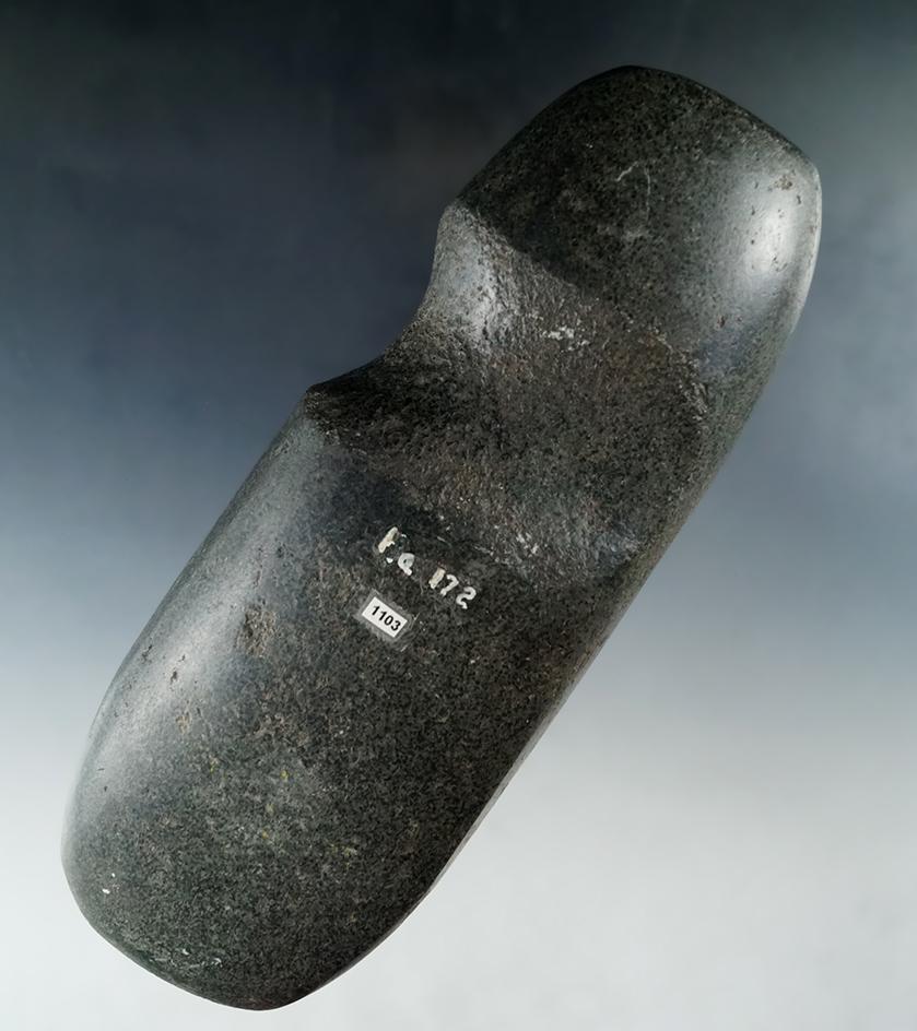 8 3/16" Well shaped and highly polished Diorite Hohokam Axe found in New Mexico/Arizona.