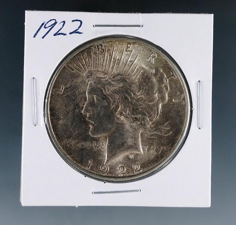 1922 Peace Silver Dollar AU