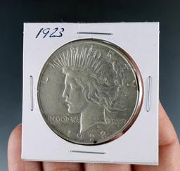 1923 Peace Silver Dollar AU