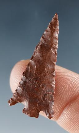 1 1/4" Columbia Plateau made from Jasper, found near the Columbia River.