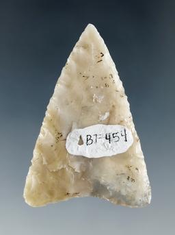 1 3/4" Atlatl Valley Triangle made from Agate, found near the Columbia River.