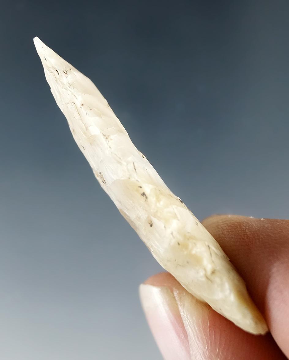 1 3/4" Atlatl Valley Triangle made from Agate, found near the Columbia River.