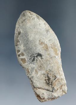 2 9/16" Spear Point made from ground & polished slate, found in Alaska. Bennett COA.