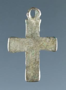 13/16" Early Trade Cross Necklace Pendant in very nice condition.